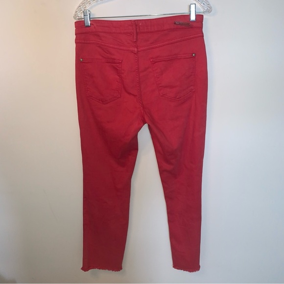 Anthropologie Pilcro and the Letterpress Script High-Rise Crop Flare Jean 29 - Picture 3 of 11